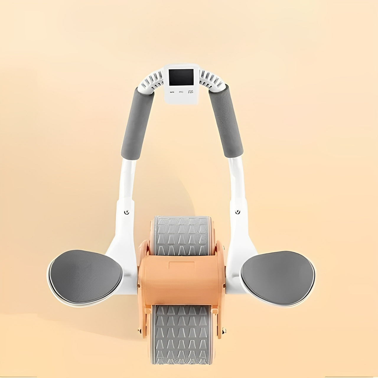 CoreRoller™ | Rodillo Abdominal de Rebote Automático con Temporizador y Soporte para Teléfono